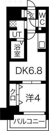 久屋大通駅 徒歩6分 7階の物件間取画像